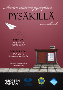 Pysäkillä! Havukosken nuorten musikaali @ Vernissasali | Vantaa | Suomi